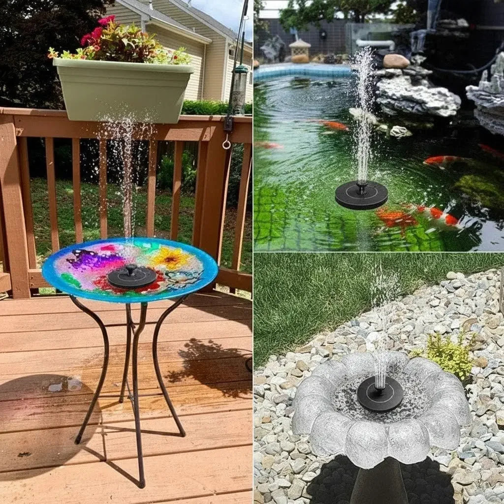 Solar Powered Water Fountain Solary