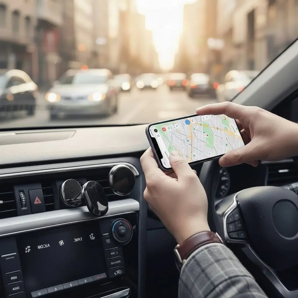 Discreet Cell Phone Holder for Cars