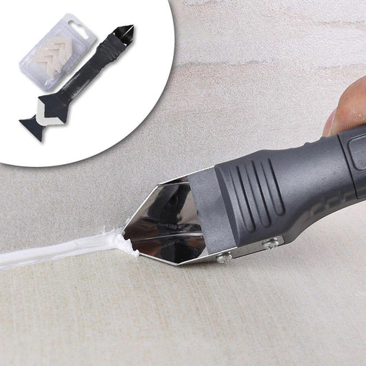 Grattoir multifonction 3 en 1 Thind pour silicone, mastic et coulis