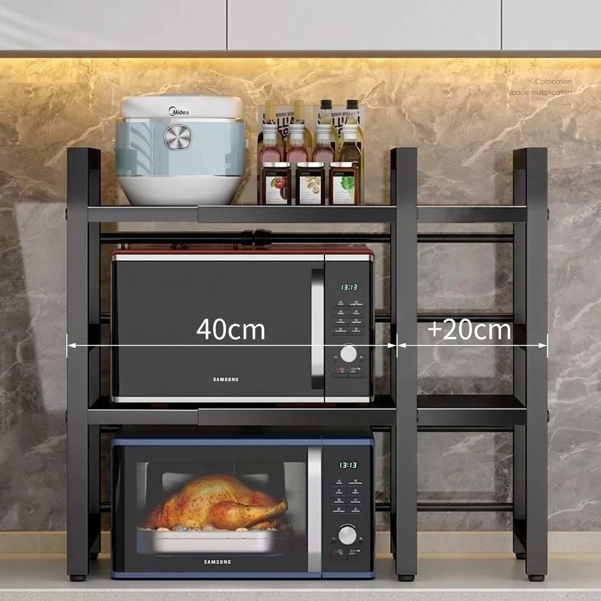 Adjustable Multi-Purpose Metal Rack