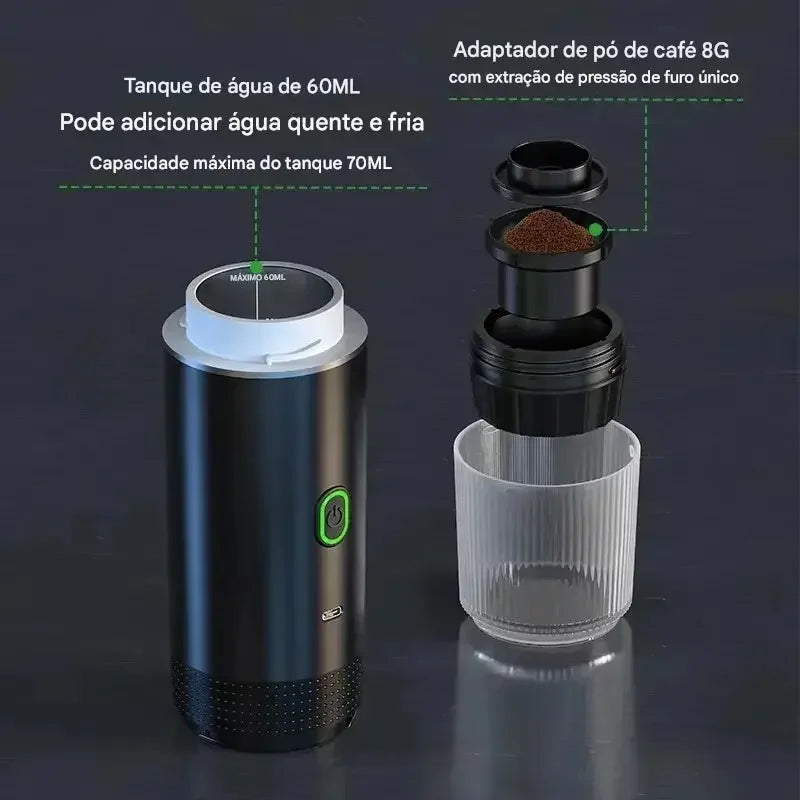 Portable Electric Coffee Maker 3 in 1