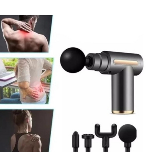 Pistolet de massage électrique à 4 têtes