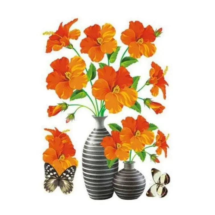 3D Flower Sticker