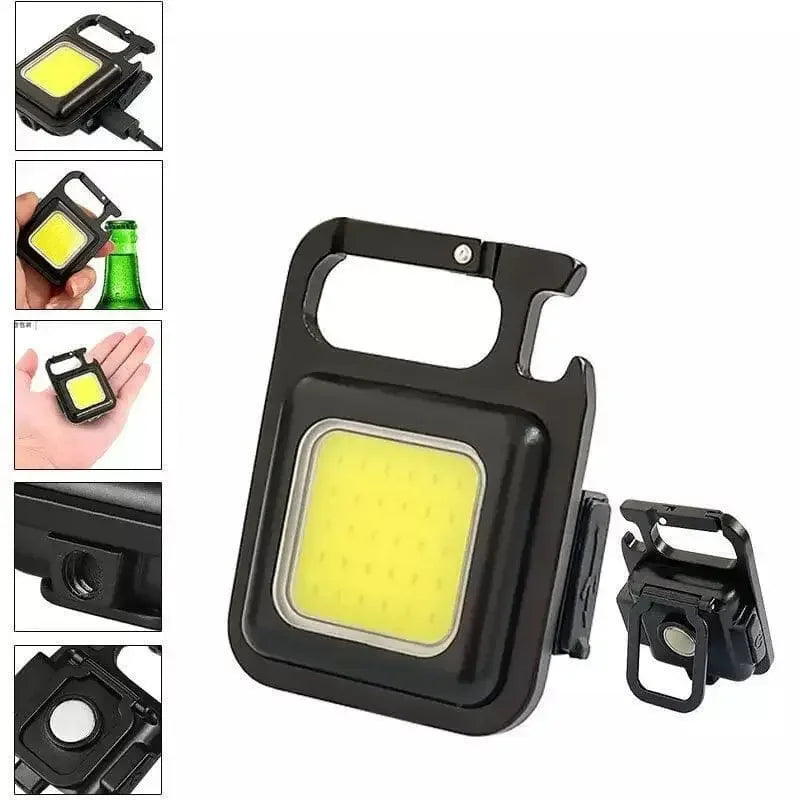 Mini Cob Chain LED Keychain