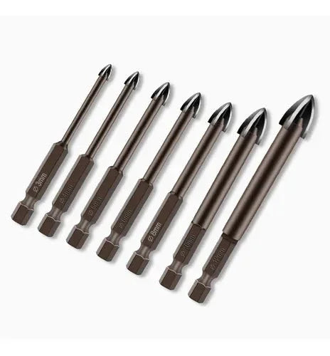 Kit of 7 Indestructible Universal Max Drill Bits