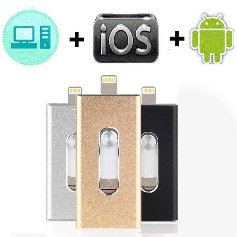 4-in-1 Mobile Flash Drive - Multi-Operational