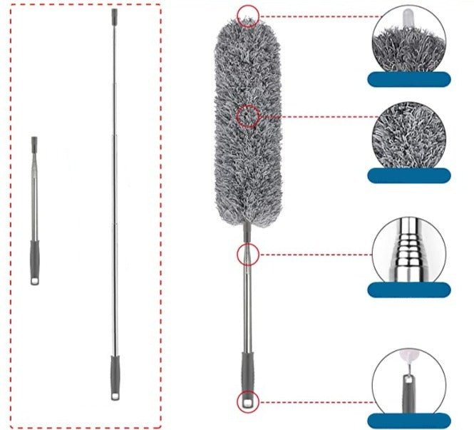 Foldable and Extendable Roof Duster