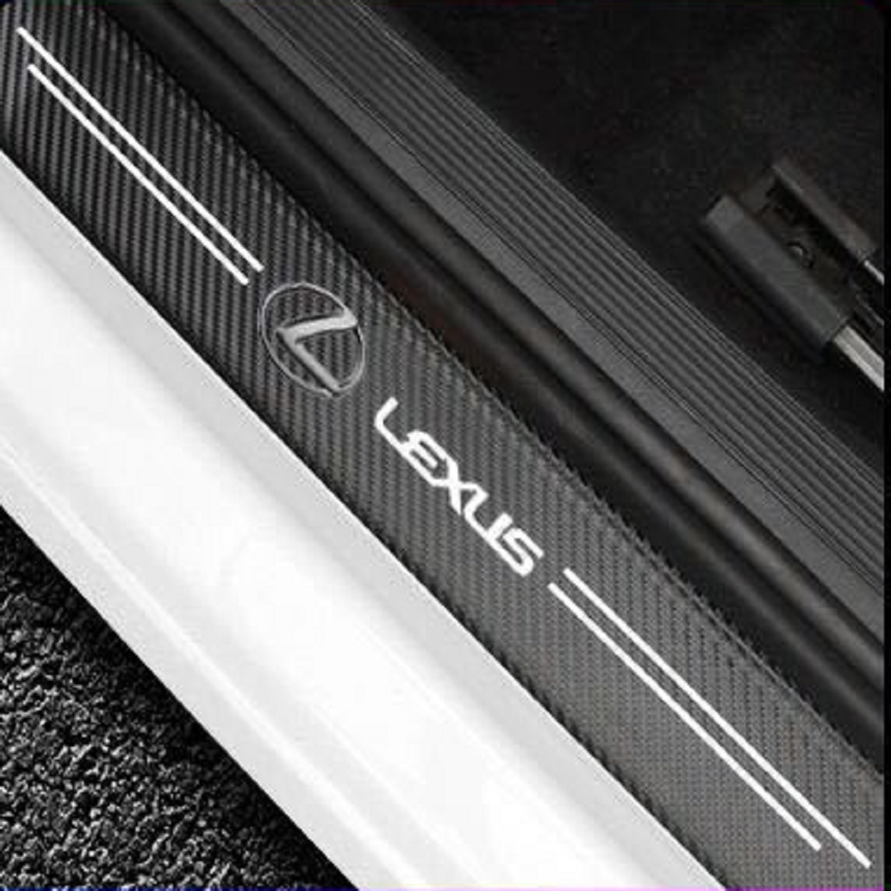 Car Door Sill Carbon Sticker Kit