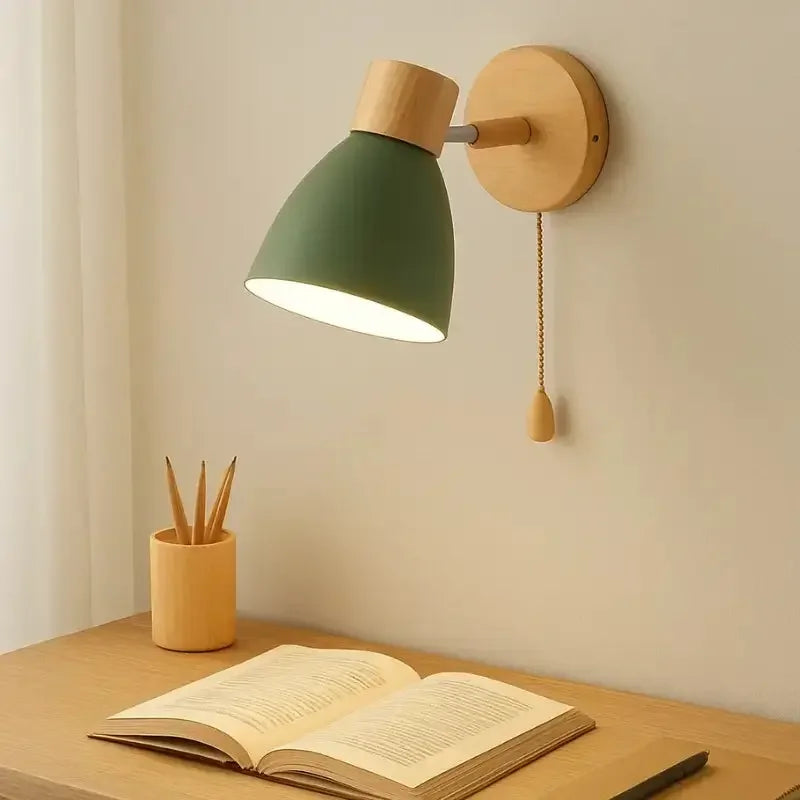 Wooden Wall Light