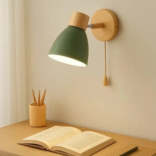 Wooden Wall Light