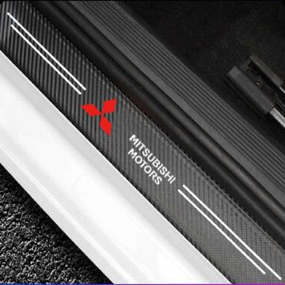 Car Door Sill Carbon Sticker Kit