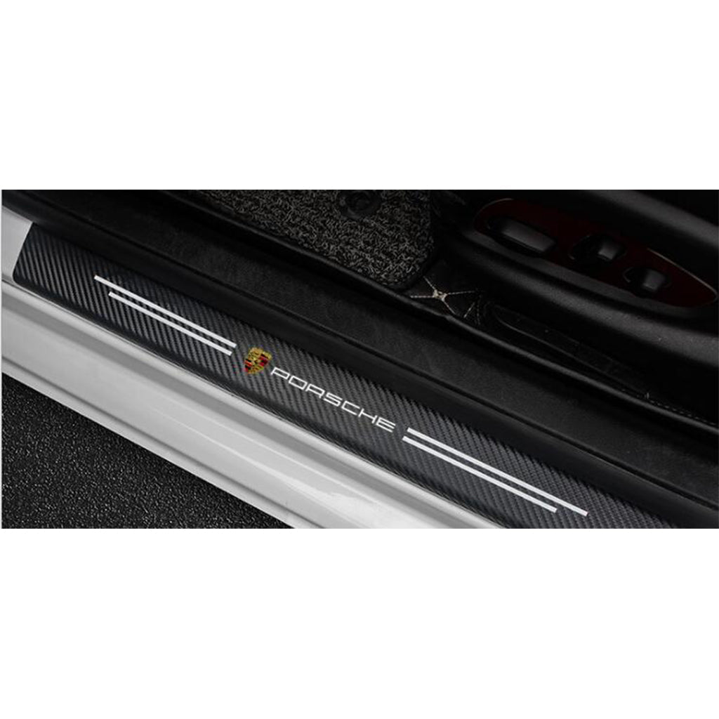 Car Door Sill Carbon Sticker Kit