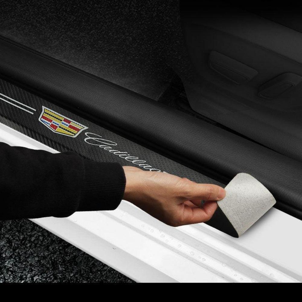 Car Door Sill Carbon Sticker Kit