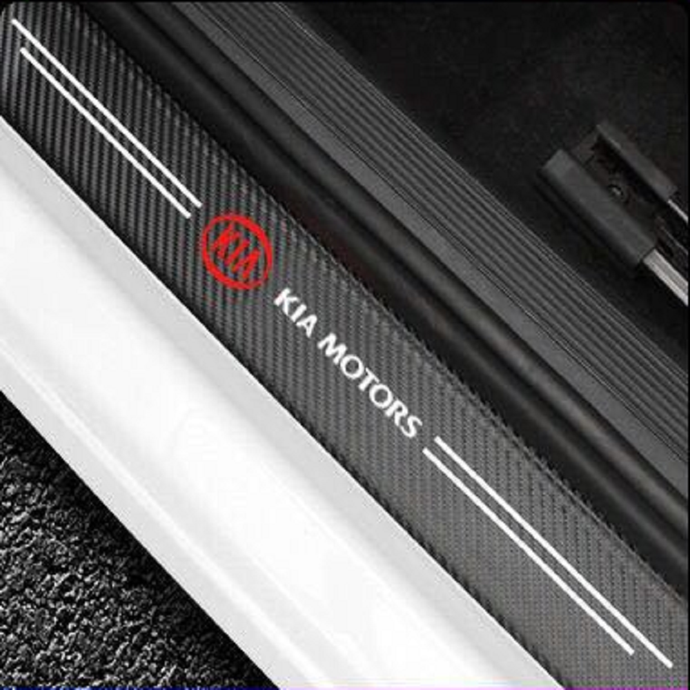 Car Door Sill Carbon Sticker Kit