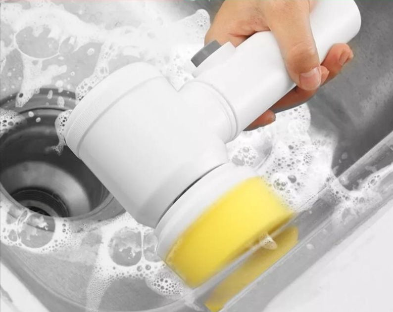 5 in 1 Electric Cleaning Brush + Gift Holder