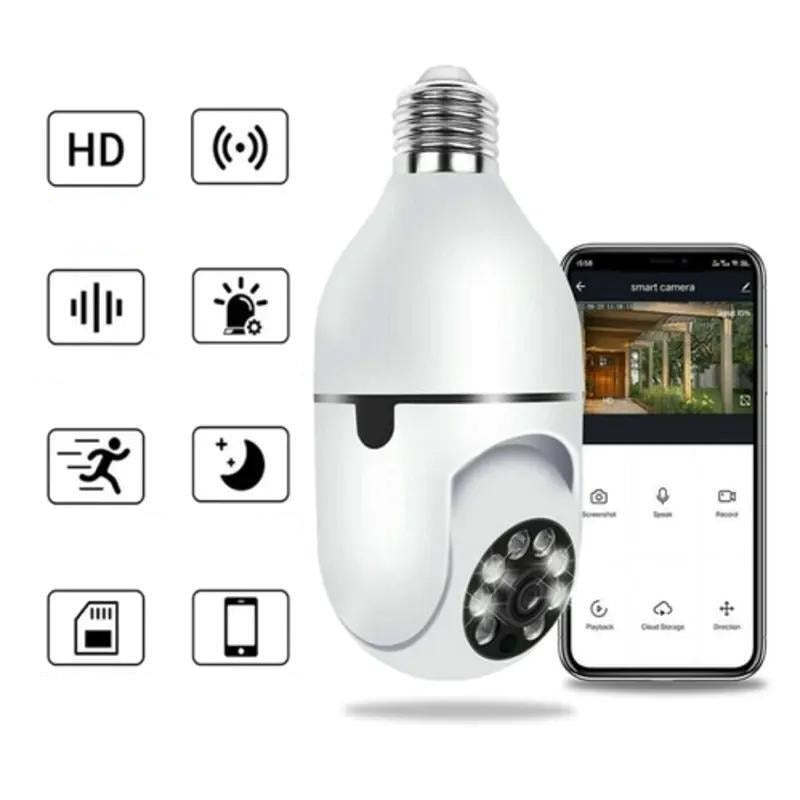 360 Degree Wi-Fi Security Camera Full HD 1080p With Microphone Recorder