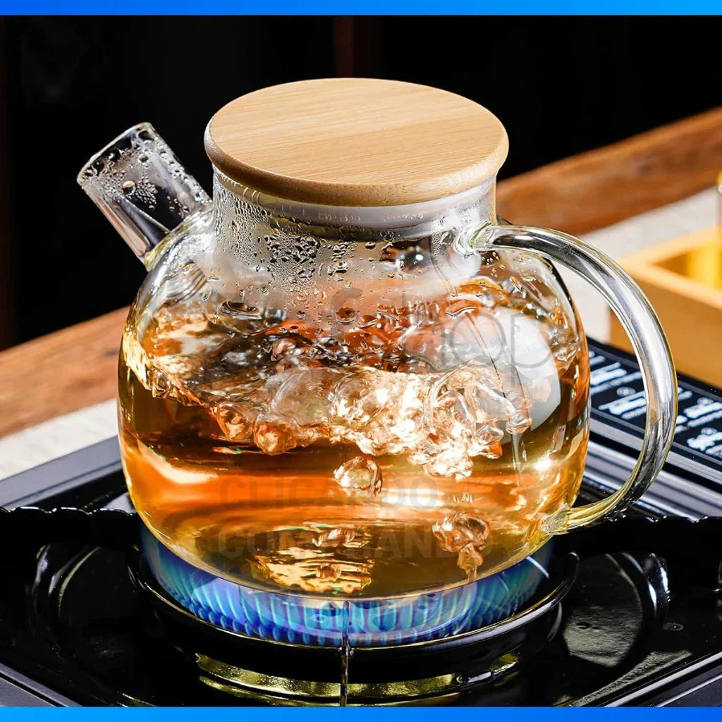 Heat Resistant Glass Kettle 1L