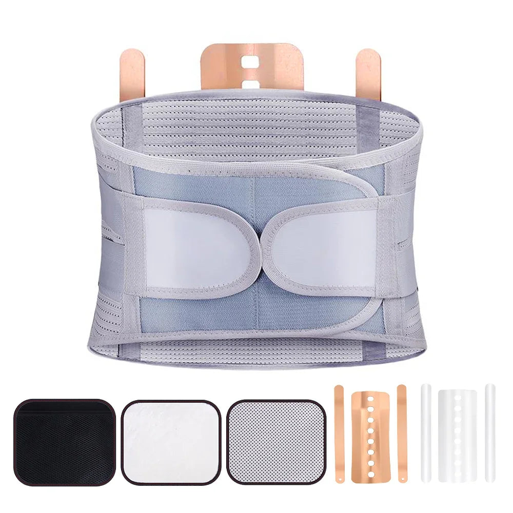 Self-Heating Decompression Lumbar Brace