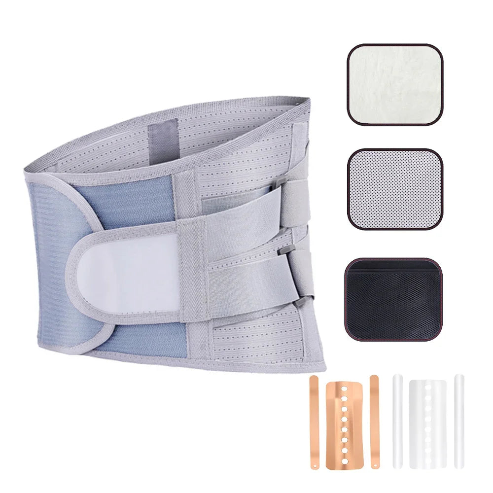 Self-Heating Decompression Lumbar Brace