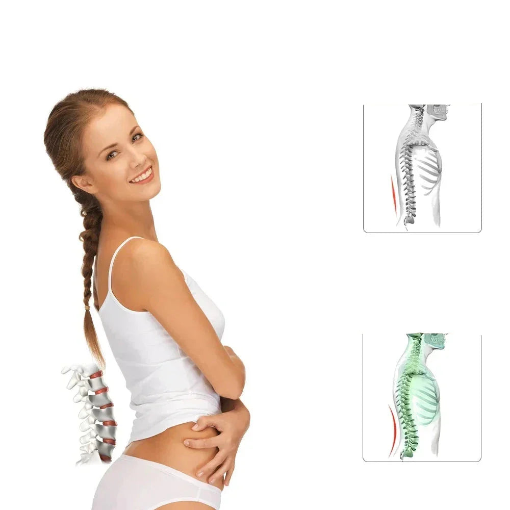 Self-Heating Decompression Lumbar Brace