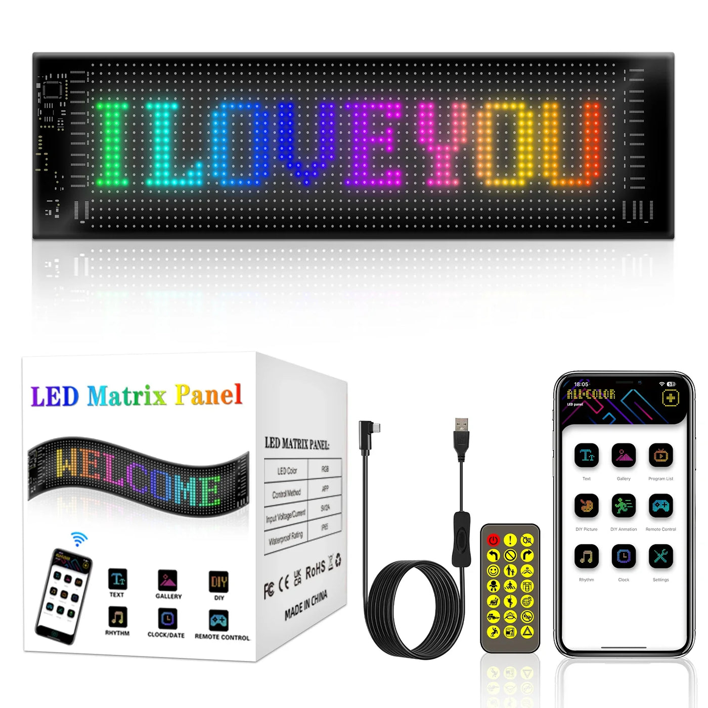 Customizable LED Sign Panel