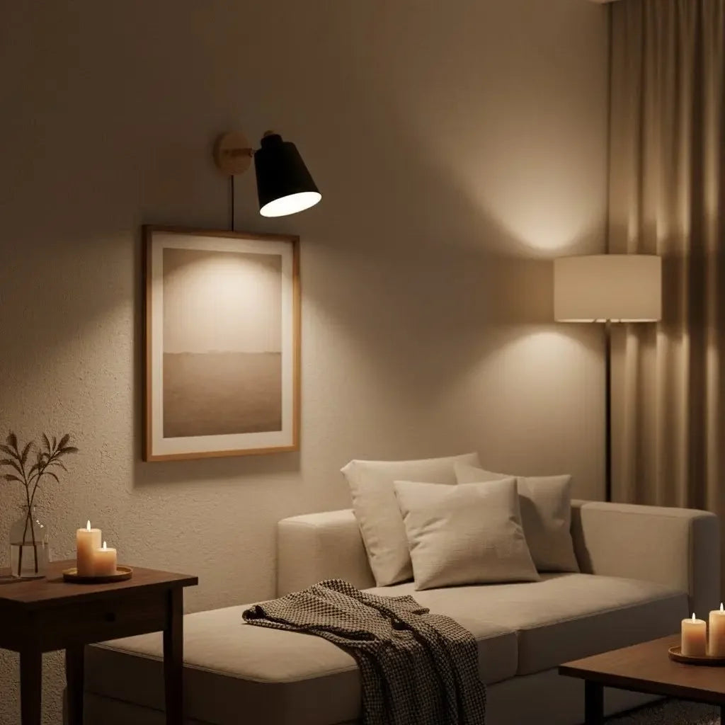 Wall Sconce Wooden with Switch Decorative Lighting