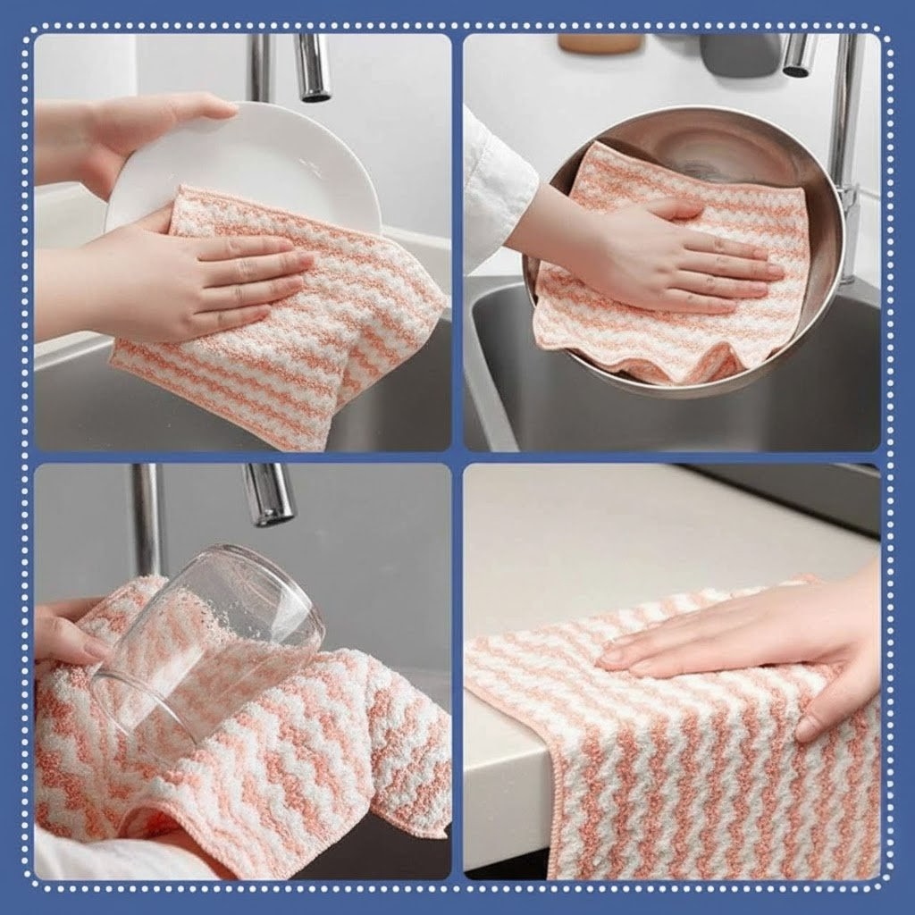 Soft Microfiber for Perfect Cleaning - Buy 10 Get 5
