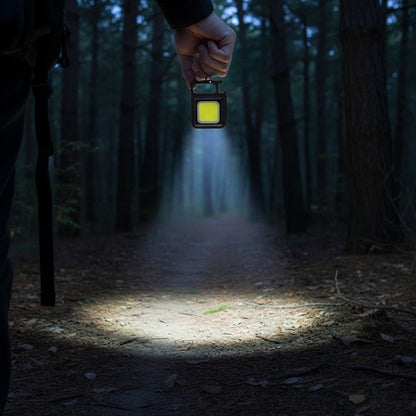 LED Mini Cob Chain Keychain