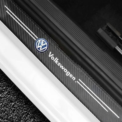 Car Door Sill Carbon Sticker Kit