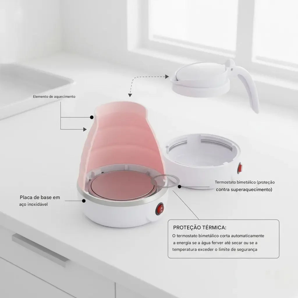 Portable Foldable Electric Kettle
