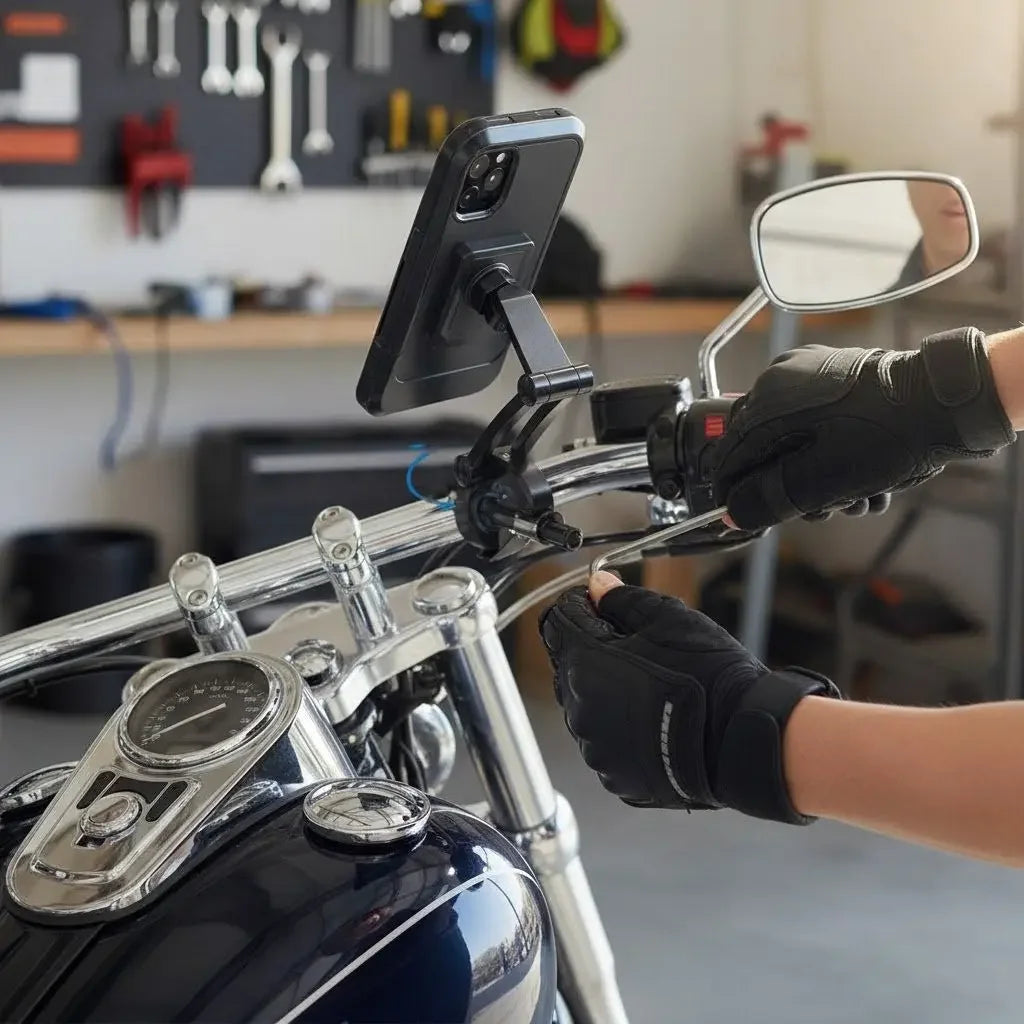 Waterproof Handlebar Mount for Bicycles and Motorcycles