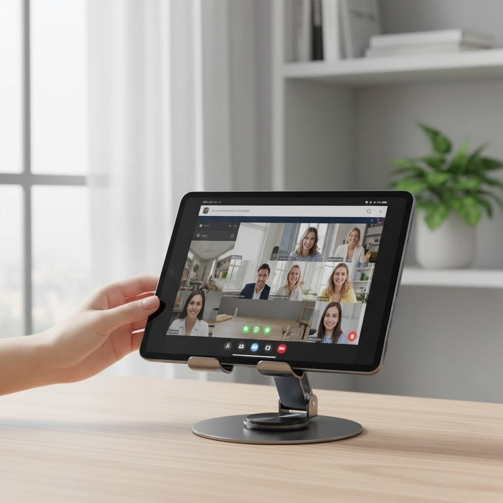 Rotating Metal Cell Phone and Tablet Holder