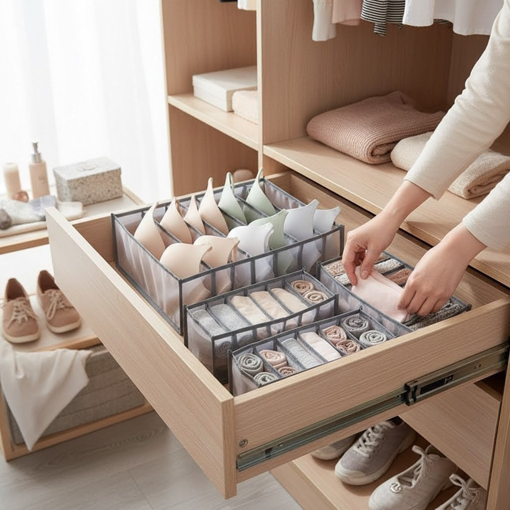 Mesh Grid Underwear Organizer Kit - BUY 2 GET 3