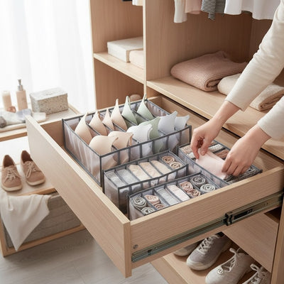 Mesh Grid Underwear Organizer Kit - BUY 2 GET 3