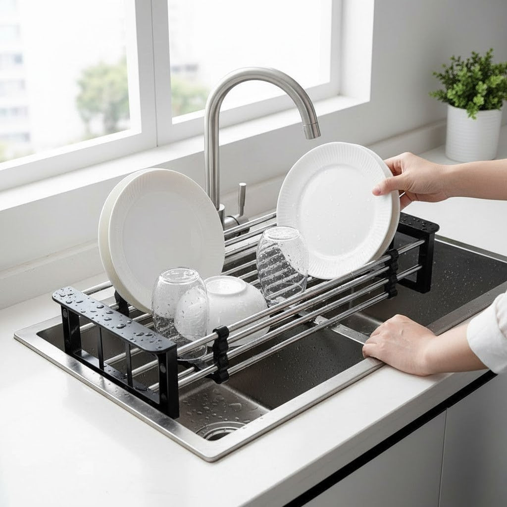 Stainless Steel Retractable Drainer