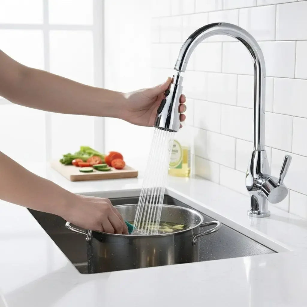 Chrome Kitchen Faucet