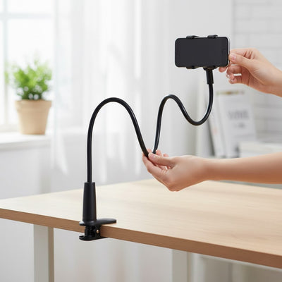 Cell Phone Holder with Bed Extension