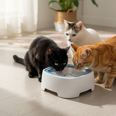 Anti-drip Water Bowl for Dogs and Cats