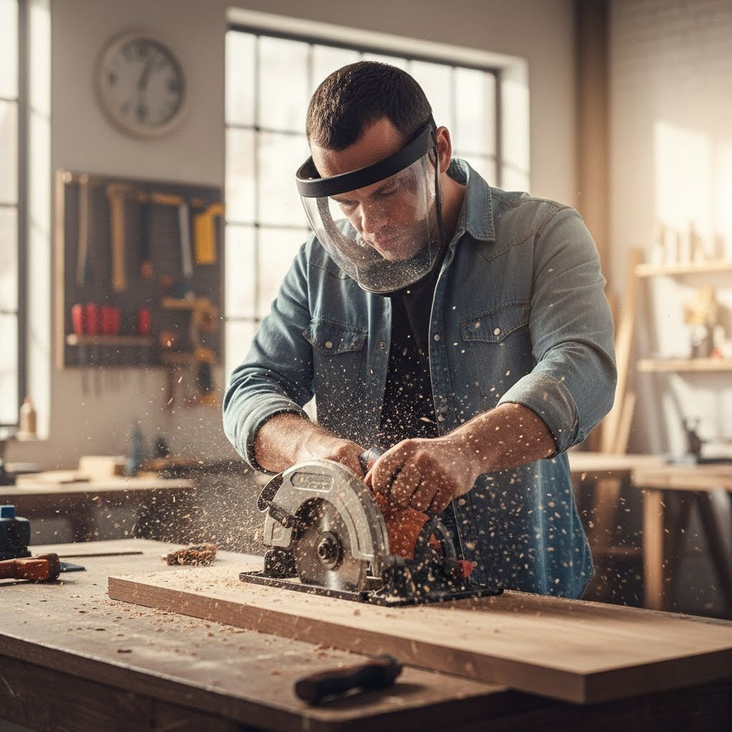 FaceShield Sawdust, Dust and Sparks Protective Mask