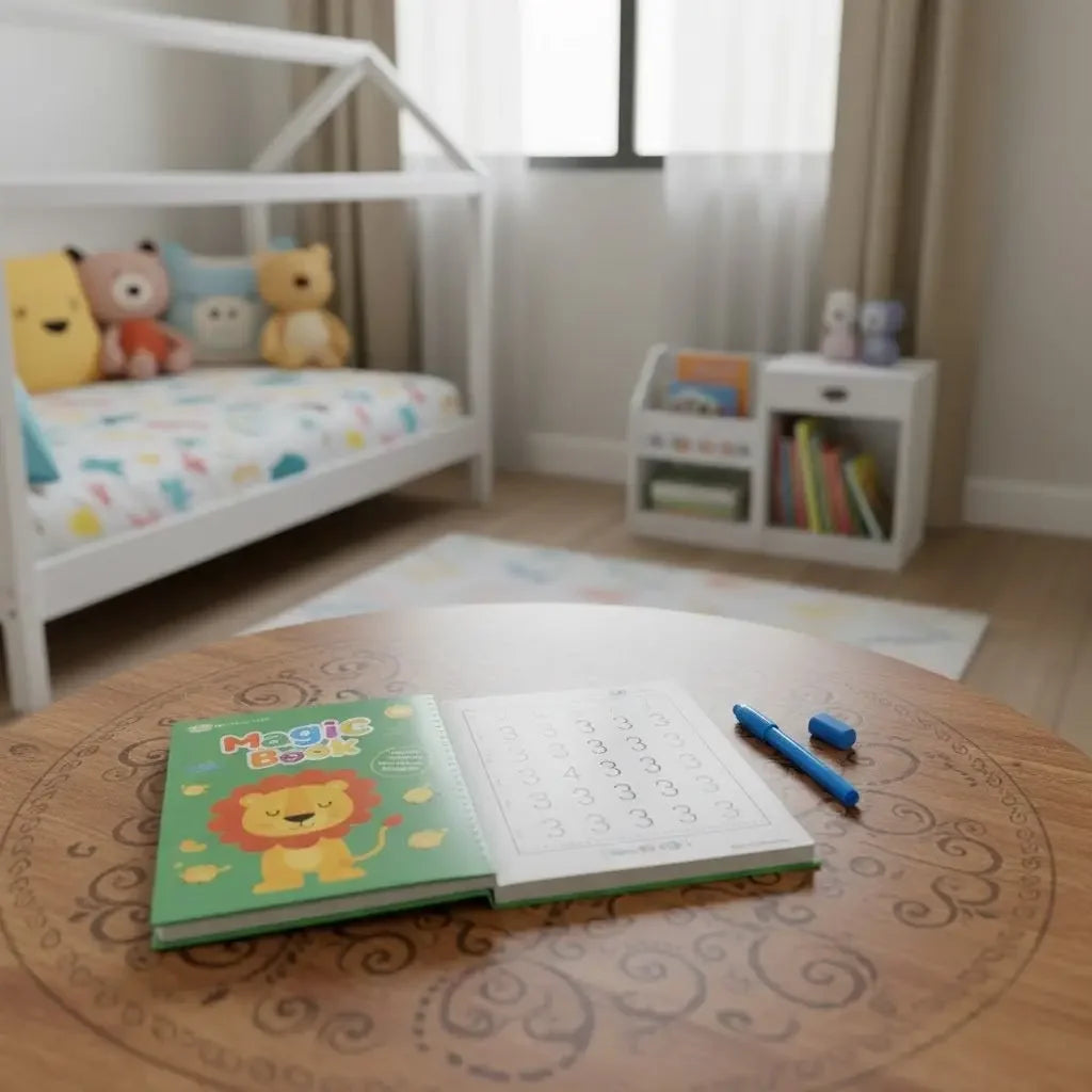 Children's Trace and Drawing Notebook with Erasable Ink
