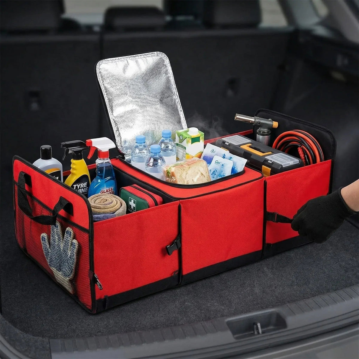 Trunk Organizer with Thermal Compartment