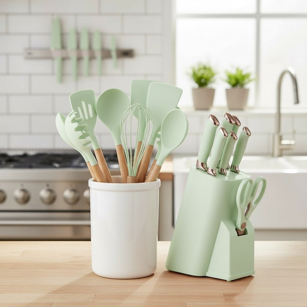 Complete Kitchen Utensils Set Kit 19 Pieces