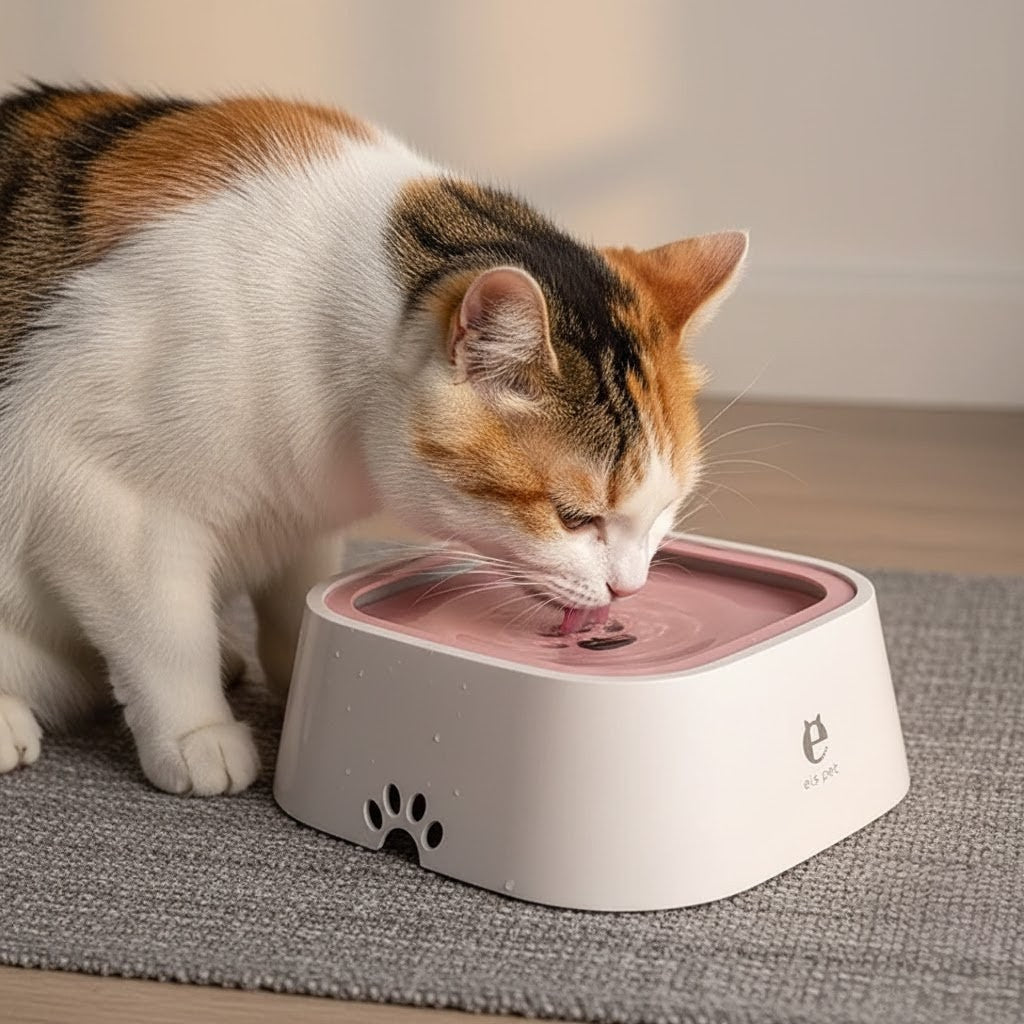 Anti-drip Water Bowl for Dogs and Cats