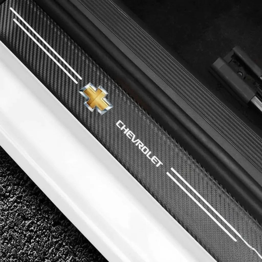 Car Door Sill Carbon Adhesive Kit