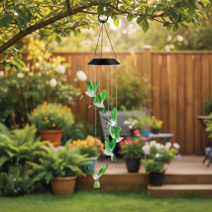 Eco Bird Solar Light Hummingbird Lamp