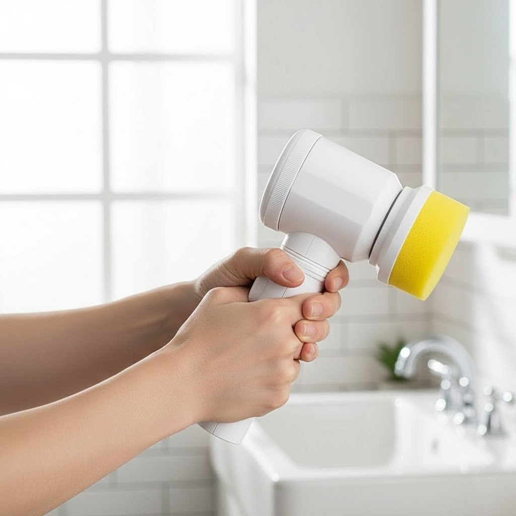 5 in 1 Electric Cleaning Brush + Gift Holder