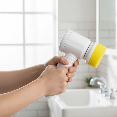 5 in 1 Electric Cleaning Brush + Gift Holder