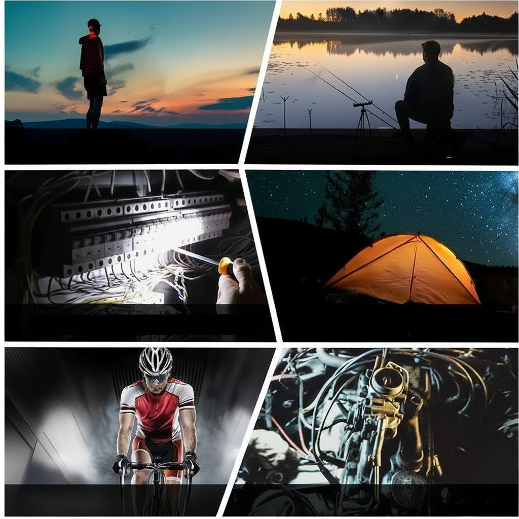 LED Mini Cob Chain Keychain