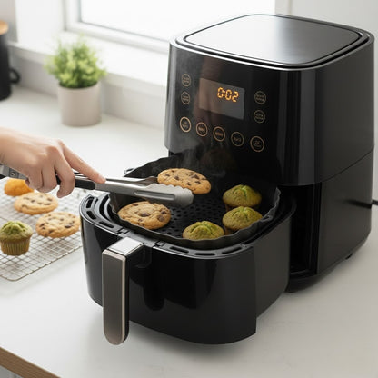 Kit 3 Permanent Silicone Trays for Air Fryer