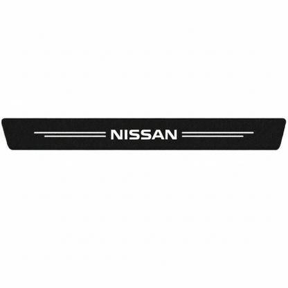 Car Door Sill Carbon Sticker Kit